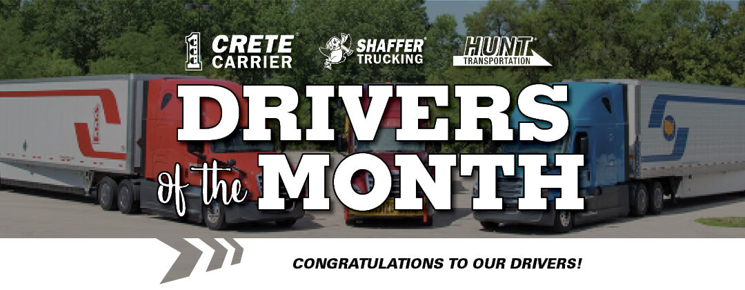 July 2021 Drivers of the Month