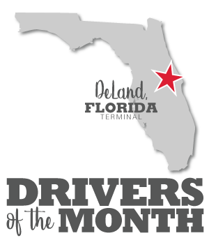 Deland, Florida terminal Driver of the Month