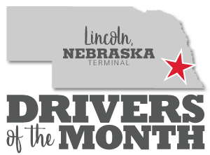 Lincoln, Nebraska terminal Drivers of the Month