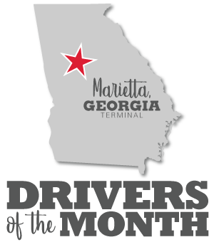 Marietta, Georgia terminal Drivers of the Month