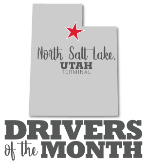 North Salt Lake, Utah terminal Drivers of the Month