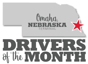 Omaha, Nebraska terminal Driver of the Month