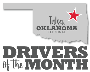 Tulsa, Oklahoma terminal Drivers of the Month