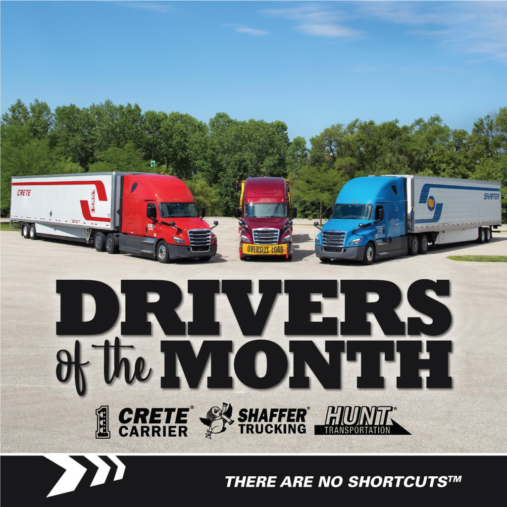 December 2022 Drivers of the Month » Crete Carrier Corporation