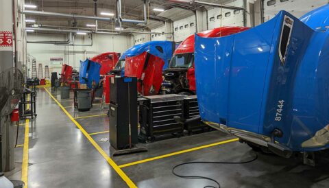 lenoir-city-shop-interior Lenoir City, Tennessee terminal maintenance shop bays