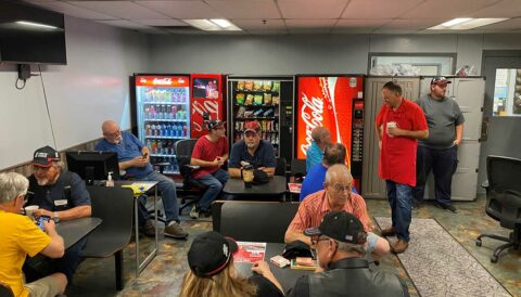 North Platte, Nebraska Walmart distribution center driver lounge