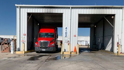 North Platte, Nebraska Walmart distribution center fuel bay