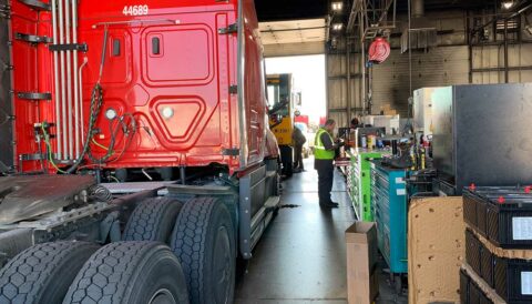 North Platte, Nebraska Distribution Center shop bay