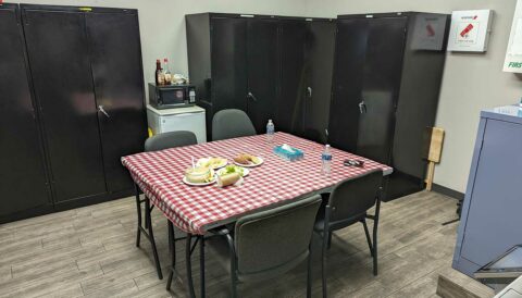Pauls Valley, Oklahoma Walmart Distribution center office staff breakroom