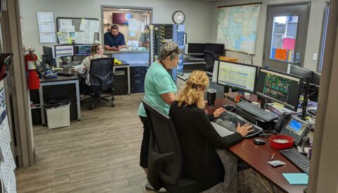 Pauls Valley, Oklahoma Walmart Distribution center office area