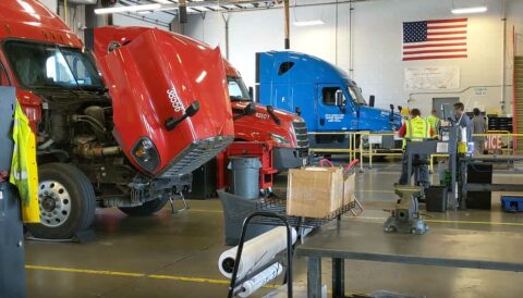 Columbus, Ohio terminal shop maintenance building