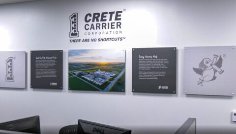 Lincoln, Nebraska terminal shop office decorative wall panels