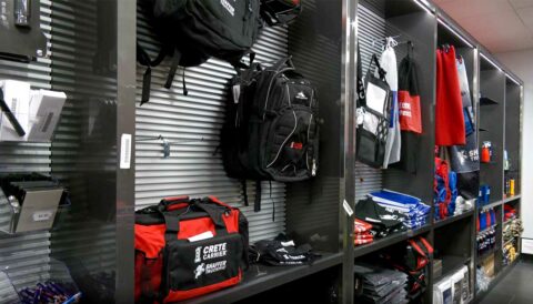 Lincoln, Nebraska terminal Company Store driver supplies, bags, and clothing