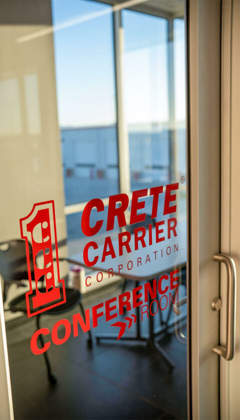 Lincoln, Nebraska Driver Training Conference Room area on the second floor of driver and shop facility