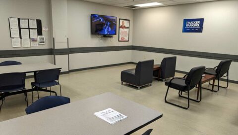 indy-drivers-lounge2 Indianapolis, Indiana terminal drivers' lounge