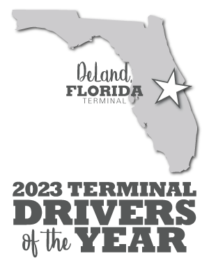 Deland, Florida terminal Drivers of the Year