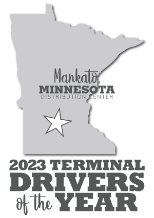 Mankato, Minnesota Distribution Center Drivers of the Year