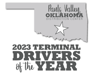Pauls Valley, Oklahoma Distribution Center Drivers of the Year