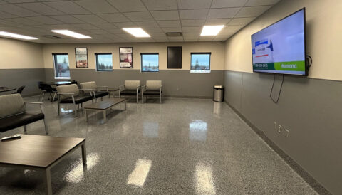 Cheyenne, Wyoming Terminal - Driver lounge area with 2024 renovation