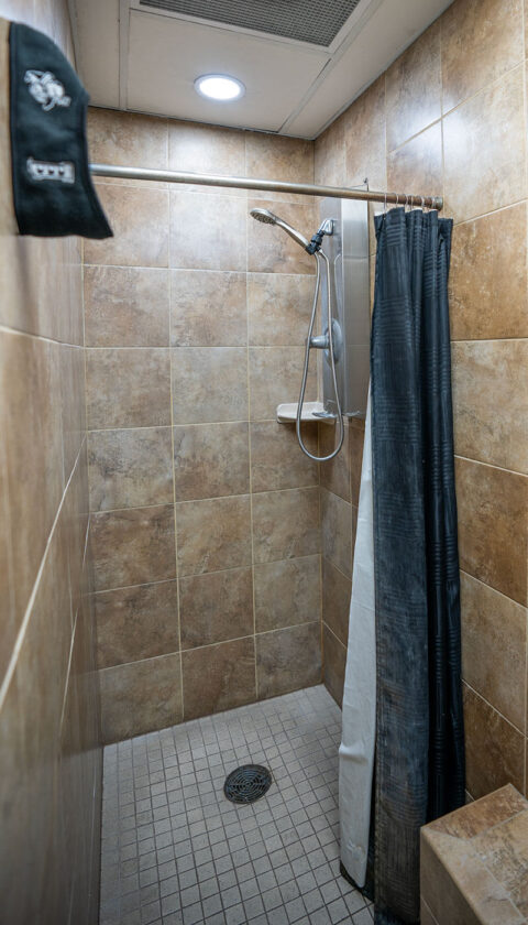 North Platte, Nebraska Walmart distribution center driver shower stall