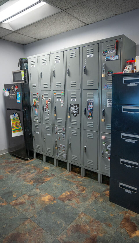 North Platte, Nebraska Walmart distribution center Fleet Office employee lockers