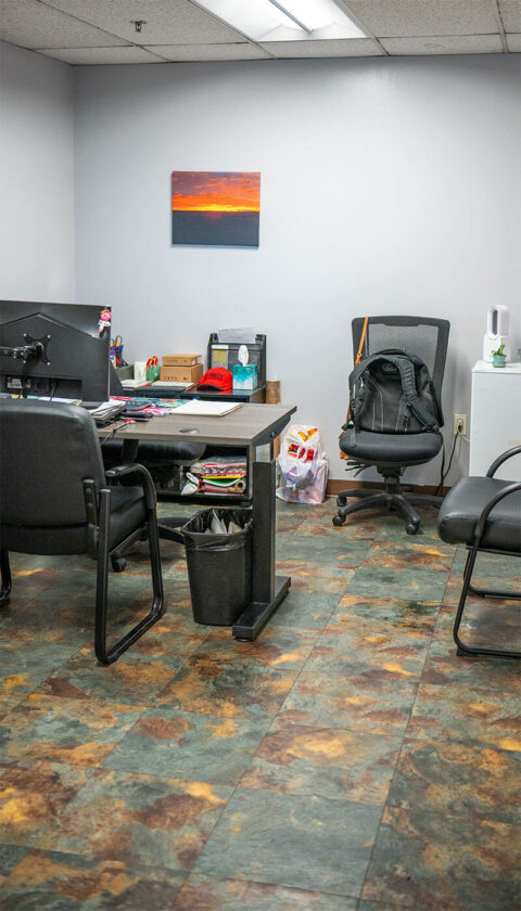 North Platte, Nebraska Walmart distribution center Terminal Manager's office