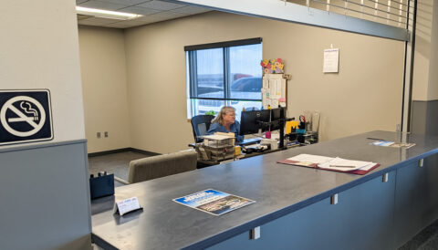 Cheyenne, Wyoming terminal front desk reception area
