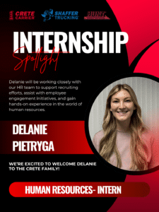 Crete Carrier Corporation - Internship Spotlight - Delanie Pietryga