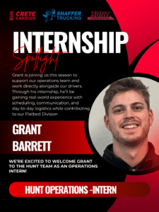 Crete Carrier Corporation - Internship Spotlight - Grant Barrett