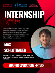 Crete Carrier Corporation - Internship Spotlight - Max Schlothauer