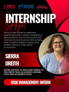 Crete Carrier Corporation - Internship Spotlight - Sierra Dreith
